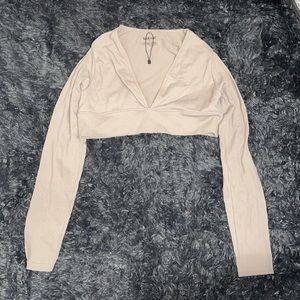 Longsleve cropped top